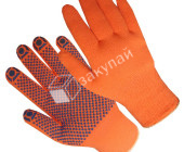 Перчатки акриловые 7 кл с ПВХ.