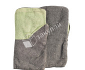 Рукавицы х/б утепленные с брезентовым наладонником