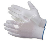 Перчатки нейлоновые с ПУ с покр. р.8 белые; Страна ввоза: РФ