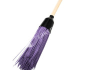 Метла круглая бытовая с черенком 