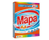 Мара Автомат Узор Чысціні универсальный 2 в 1 с кондиционером НП 400гр*18 средство моющее синтетическое порошкообразное