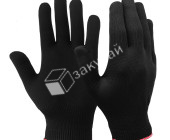 Перчатки нейлоновые без ПВХ точки, цвет белый, р-р 9