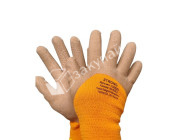 Перчатки акриловые со вспененным латексом 3/4 облив,10,5