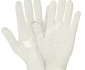 Перчатки рабочие х/б 6-нитка 10 кл без ПВХ белая уп/300пар Страна ввоза: РФ