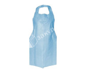 Фартук EleGreen голубой п/э 68*110 ЭКОНОМ №100/1000